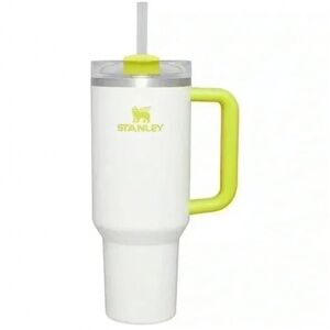 Stanley Cup The FlowState Quencher H2.0 Tumbler 40 oz Frost/Electric Yellow New